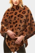  Leopard Fur Poncho