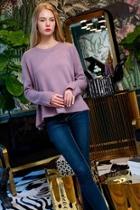  Jasmine Sweater In Lilac
