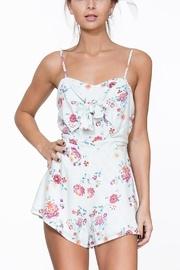  Stripe Floral Romper
