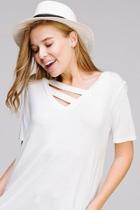  V-neck Strap Top