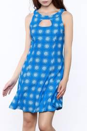 Blue Sunburst Dress