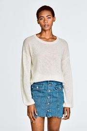  Blouson Sleeve Crewneck