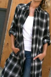  Plaid Side Pocket Top