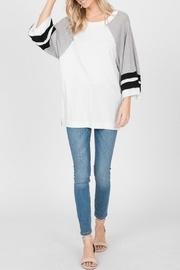  Color-block Baseball Tee