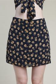  Floral High-waisted Skirt
