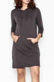 Hooded Pocket Tunic Dress