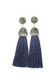  Stud Cottontassel Earring