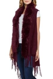 Fur Detail Knit-vest