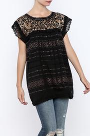  Black Telar Blouse
