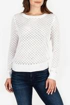 Kut From The Kloth Edythe Eyelet Knit Sweater