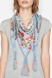  Belletini Blue Silk Scarf