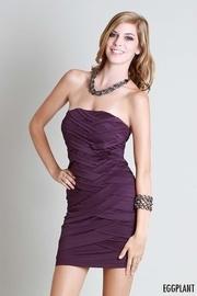  Criss-crossing Tube Dress