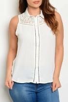  Ivory Woven Top