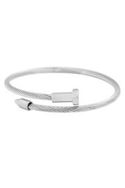  Silver Nail Bracelet