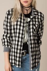  Checked Out Button Down