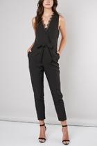  Lace Wrap Jumpsuit