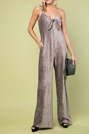  Velvet Tie Jumpsuit