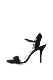  Black Scalloped Sandal