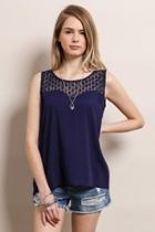  Chiffon Embroidered Top