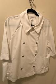 White Cropped Jacket