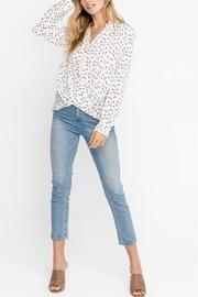  Drape Hem Blouse