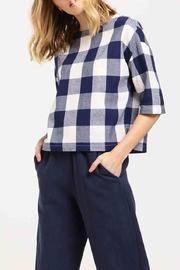 Boxy Checked Top
