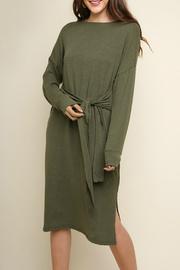  Fleece Midi Dress