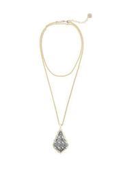  Gold/gunmetal Aiden Necklace
