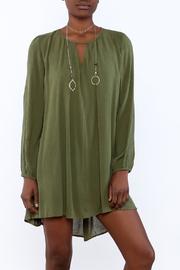  Open Neck Shift Dress