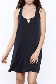  Navy Keyhole Dress