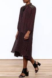  Printed Flowy Chiffon Dress