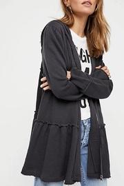  Tiered Trapeze Zip-up