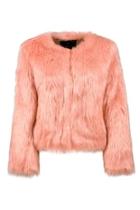  Faux Fur Dream Peach Jacket