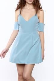  Blue Fit & Flare Dress