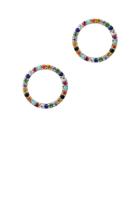  Rainbow Silver Stud-earrings
