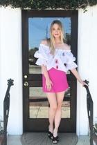  Fuchsia Mini Skirt