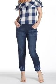  Embroidered Ankle Jeans