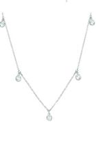  Drop Bezel Necklace