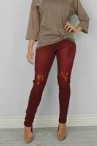 Lace Knee Jeans