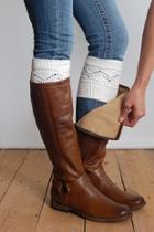  Cableknit Boot Cuffs