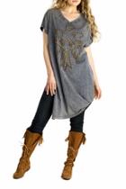  Thunderbird Embellished Tunic