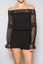  Crochet Sleeves Romper