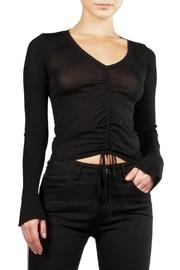  Drawstring Front Top