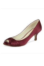  Romantic Claret Satin Stiletto