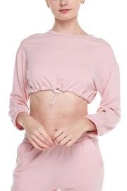 Pink Cropped Sweatshirt