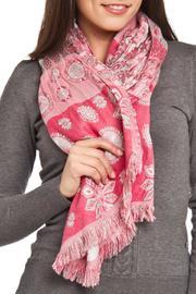  Pink Silk Picasso Scarf