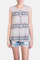  Daisy Print Blouse