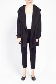  Hooded Cocoon Coat