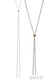  One Line Rhinestone Necklace