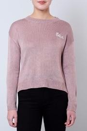  Babe Embroidered Sweater